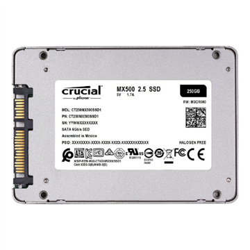 Crucial 250GB MX500 2.5" SATA SSD Pull-Out